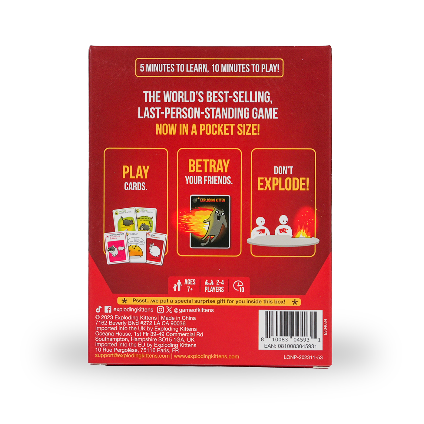 Exploding Kittens Original: Grab & Game Edition - Image 2