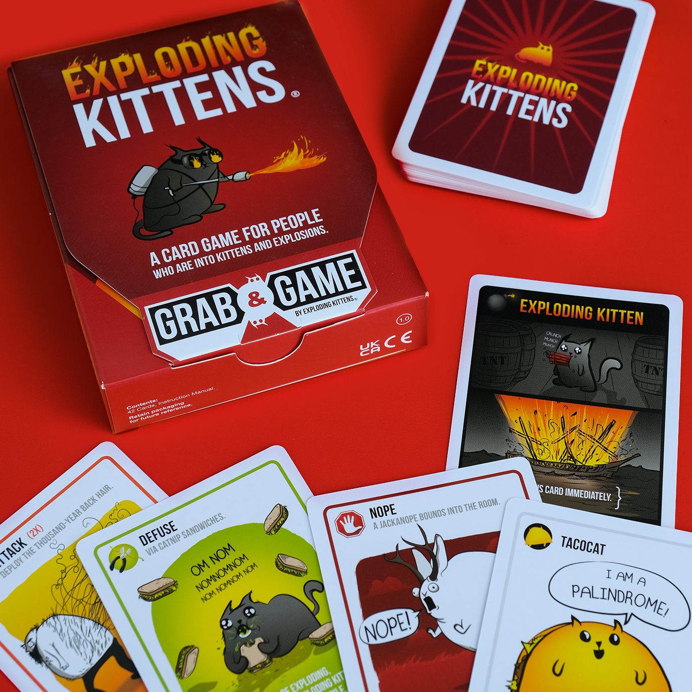 Exploding Kittens Original: Grab & Game Edition - Image 7