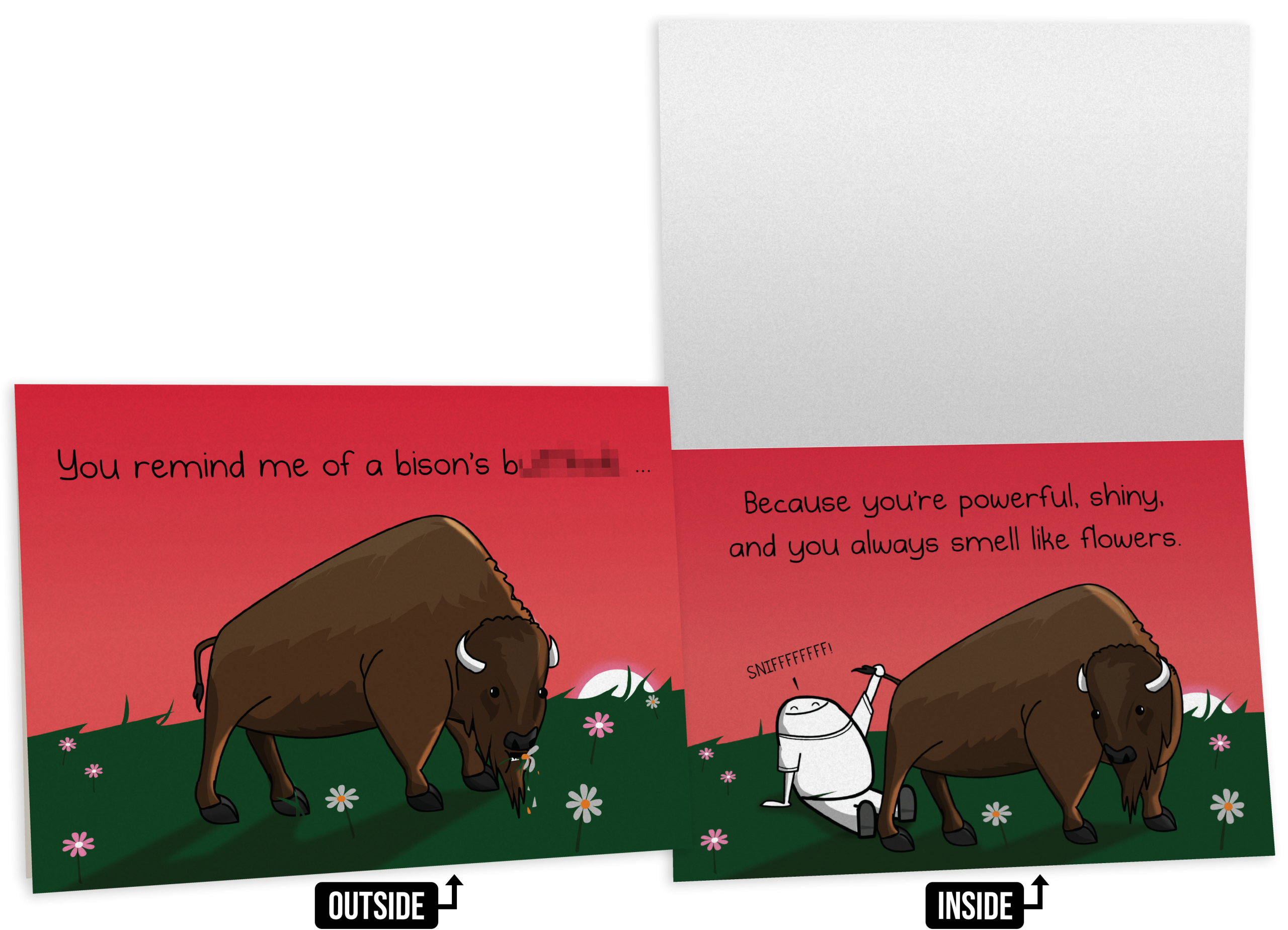 NSFW Friendship Greeting Card Bundle - 4 pack - Image 4