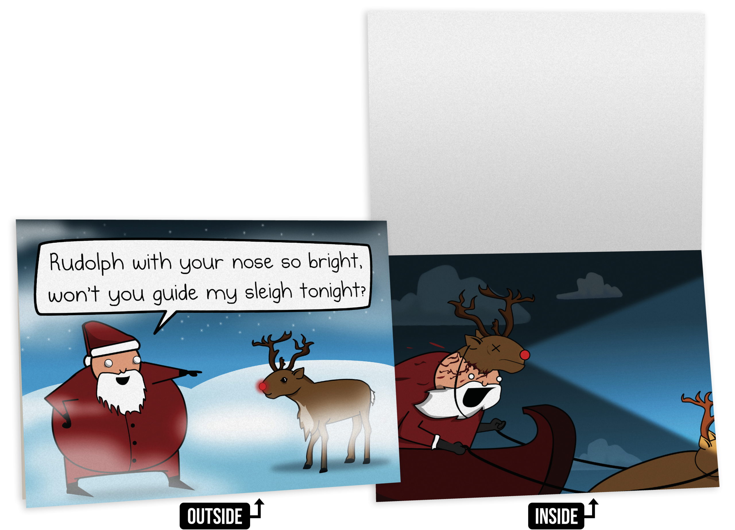 NSFW Christmas Greeting Card Bundle - 4 pack - Image 5