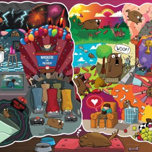 The Dreams and Nightmares of a Dog (1000 Piece Puzzle)